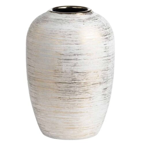 TRINITY SMALL VASE, CHALK