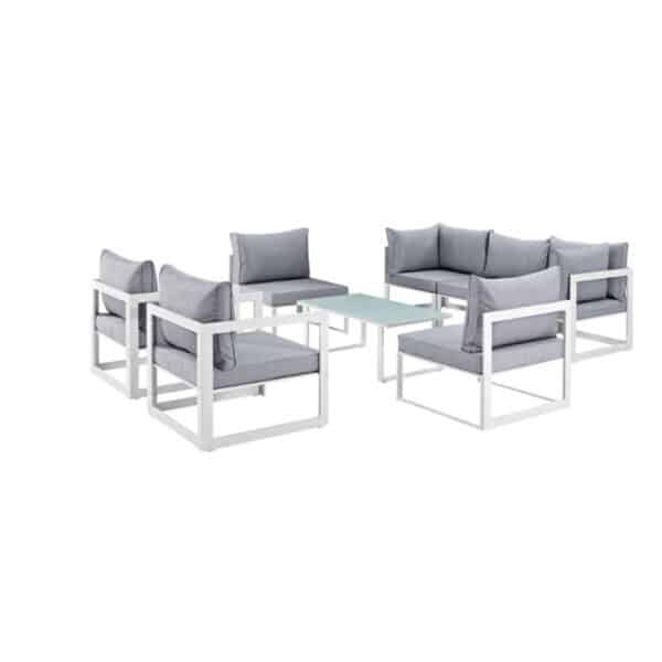 FORTUNA 8 PC OUTDOOR PATIO  SOFA