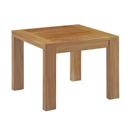 UPLAND OUTDOOR PATIO TEAK WOOD SIDE TABLE