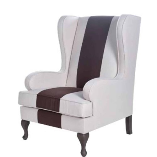 DANN FOLEY LIFESTYLE CREAM ACCENT CHAIR