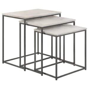 CAINE 3 PC NESTING TABLE