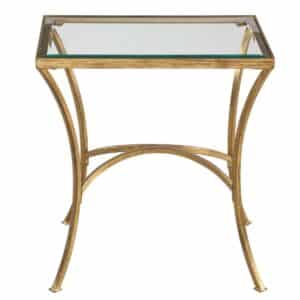 UTTERMOST ALAYNA END TABLE, GOLD