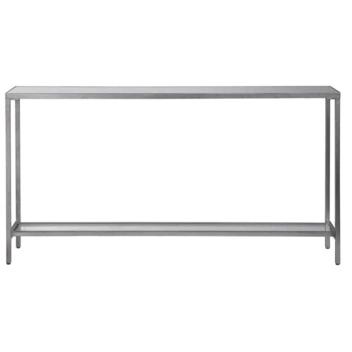 HAYLEY CONSOLE TABLE, SILVER