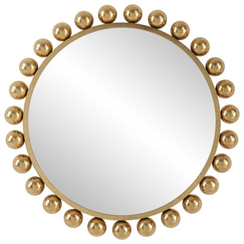 34″ ROUND MIRROR WITH HEMISPHERES