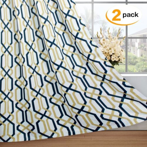 STICH PATTERN NVY TAUPE GRM BKOUT PANEL, 52×96