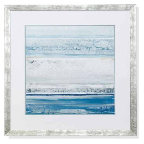 BLUE FRAMED PRINT I