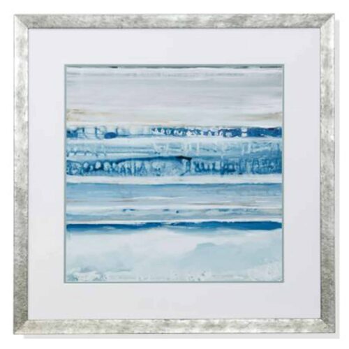 BLUE FRAMED PRINT II