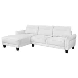 CASPIAN UPHOLSTERED CURVED ARMS SECTIONAL SOFA