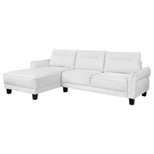 CASPIAN UPHOLSTERED CURVED ARMS SECTIONAL SOFA