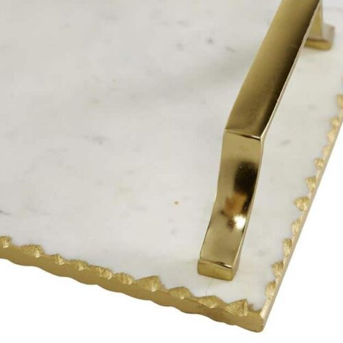 13″ GOLD CERAMIC GLAM TRAY