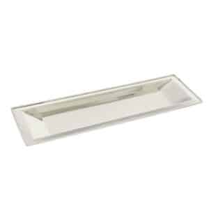 22″ WHITE STAINLESS STEEL TRADITIONAL TRAY