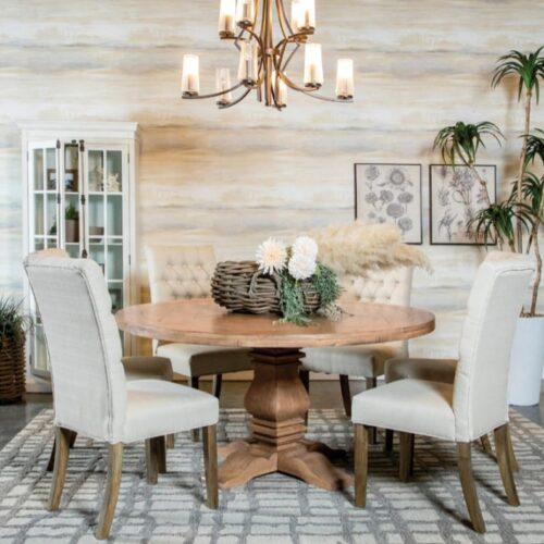 FLORENCE 60″ ROUND DINING TABLE