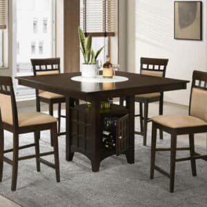 GABRIEL SQUARE COUNTER HEIGHT DINING TABLE