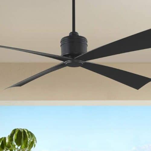 LAUNCETON 56″ – 4 BLADE INDOOR CEILING FAN,  MIDNIGHT BLACK