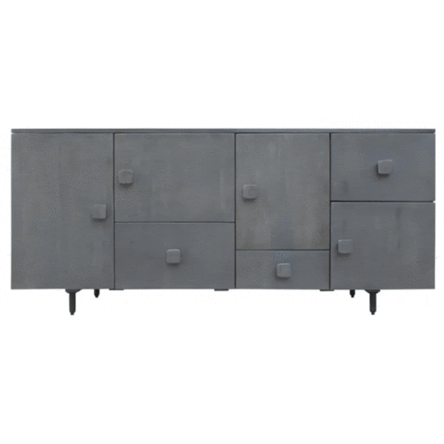 63″ GRAY WASH SIDEBOARD