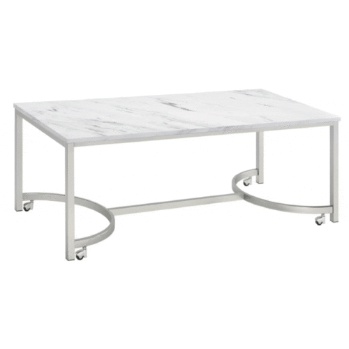 LEONA FAUX MARBLE COFFEE TABLE