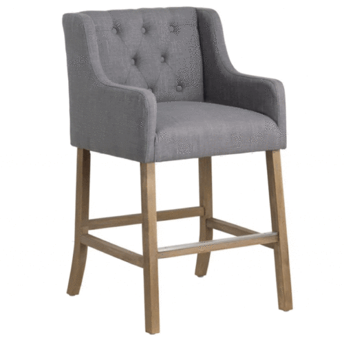 BARRINGTON COUNTER STOOL, GREY