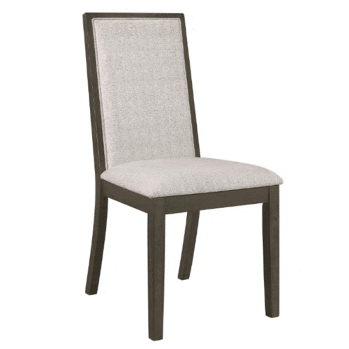 KELLY UPHOLSTERED SOLID BACK DINING SIDE CHAIR, SET OF 2