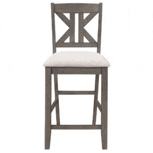 ATHENS UPHOLSTERED COUNTER HEIGHT STOOL, SET OF 2