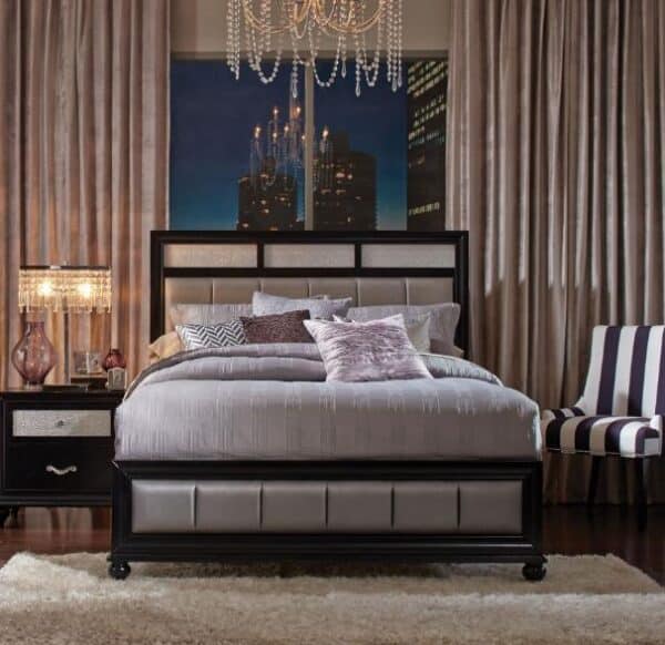 BARZINI EASTERN KING UPHOLSTED BED - Image 3