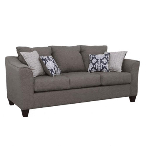 SALIZAR FLARED ARM SOFA GREY