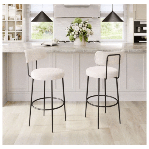 BLANCA BARSTOOL, IVORY