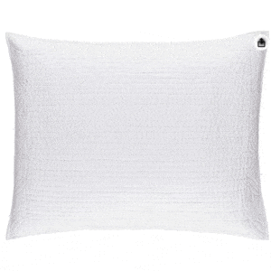 QUILTED KING SHAMS, WHITE