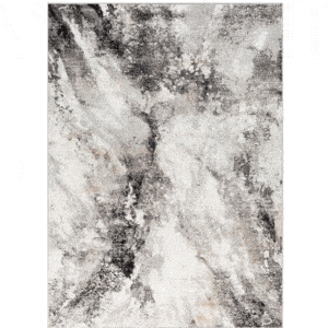 ALLEGRO IVORY ABSTRACT  6’7″X9′