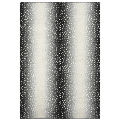 CITY LIGHT RUG, BLACK  6’7″X9′