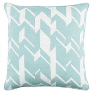 INGA PILLOW WITH POLYESTER FILL, PALE BLUE
