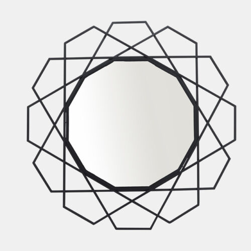 GEOMETRIC MIRROR, BLACK