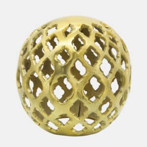8″ GOLD METAL CUT-OUT ORB