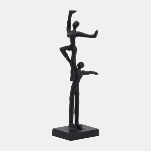 14″ DANCING COUPLE, BLACK METAL