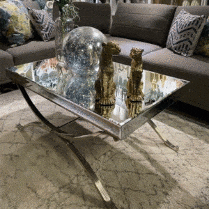 MIRRORED COCKTAIL  TABLE