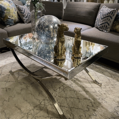 MIRRORED COCKTAIL  TABLE