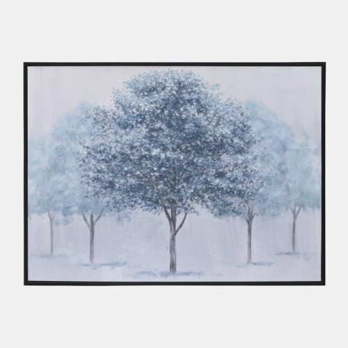 HANDPAINTED TREE CANVAS, GREEN