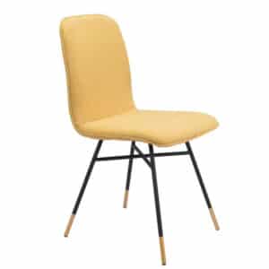 VAR DINING CHAIR YELLOW, SET OF 2