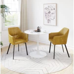 LOIRET DINING CHAIR YELLOW, SET OF 2