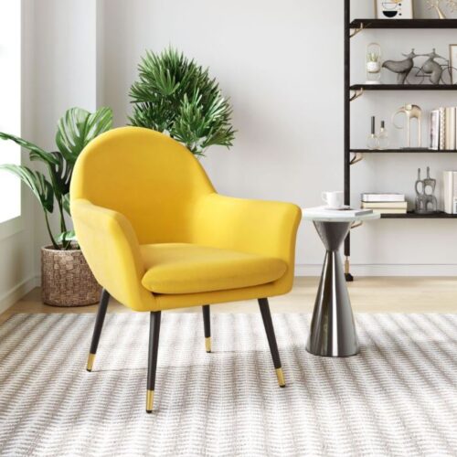 ALEXANDRIA ACCENT CHAIR YELLOW