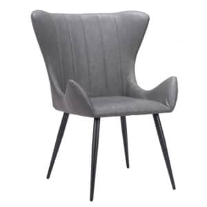 ALEJANDRO DINING CHAIR VINTAGE GRAY, SET OF 2