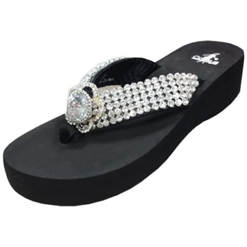 DIAMOND CLEAR FLIP FLOPS