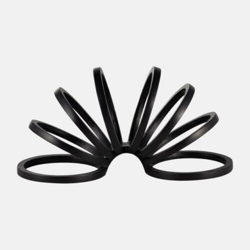 11″ SLINKY RING DECOR, BLACK