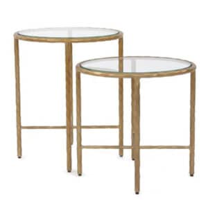 THE TETRO OVAL NESTING TABLES