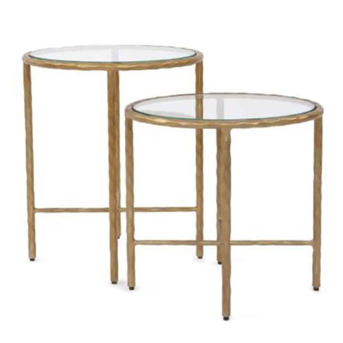 THE TETRO OVAL NESTING TABLES