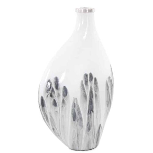 ALBRECHT ASYMMETRICAL GLASS VASE, SHORT