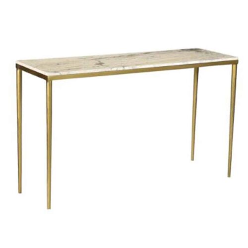 ARLON CONSOLE WITH TRAVERTINE