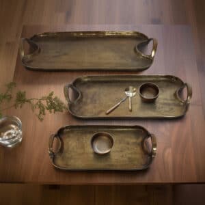 15″ DARCY TRAY, BRONZE