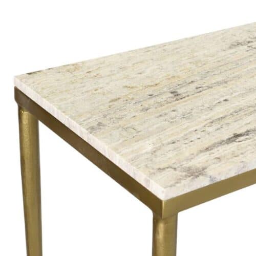 ARLON CONSOLE WITH TRAVERTINE