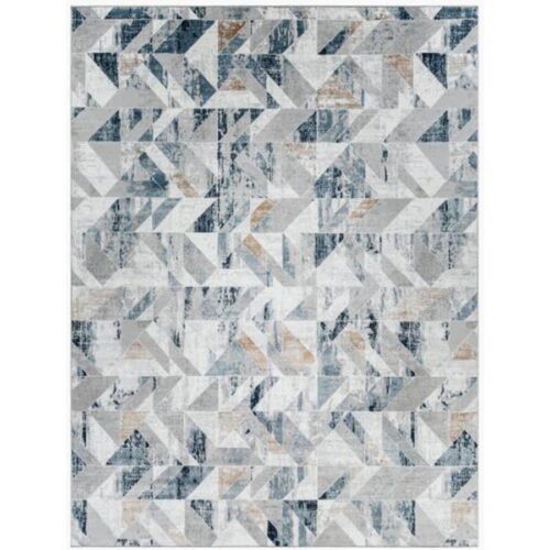 ALLEGRO RUG, BLUE    5’3″ x 7′