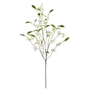 44″ ROSE MYRTLE SPRAY, WHITE